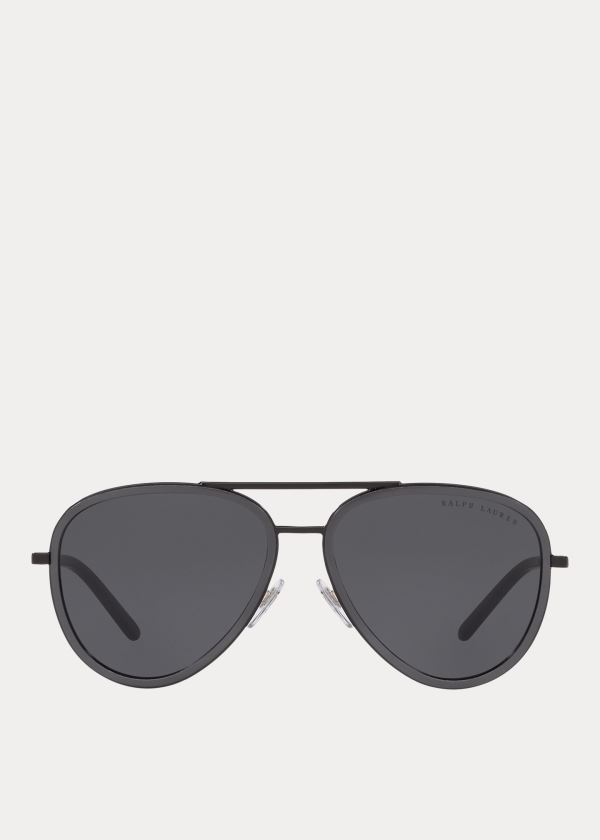 Men's Ralph Lauren Automotive Pilot Sunglasses | 514673KBH